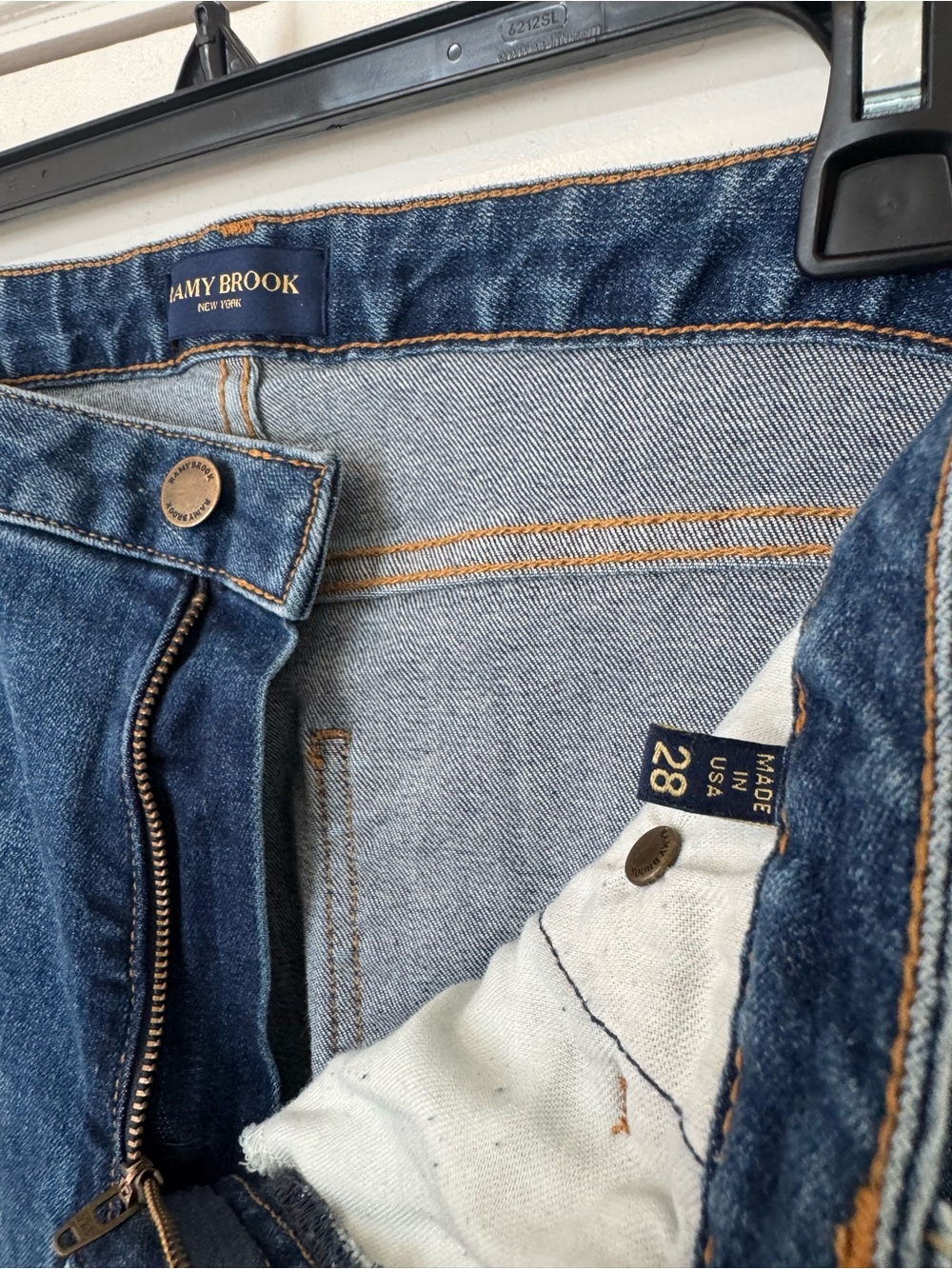 Ramy Brook High-Rise Flared Jeans in Dark Blue - Picture 6 of 9